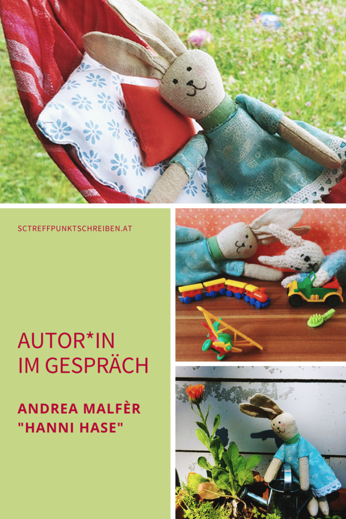 Treffpunkt Schreiben, Autorin im Gespräch, Andrea Malfèr, Hanni Hase
