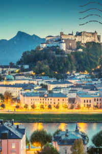 Ansichtskarte, Salzburg, kreative Ideen für Urlaubsgrüße, Treffpunkt Schreiben