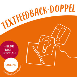 Textfeedback-Doppel, Feedback für deine Texte, jetzt buchen, online, Darstellung Heft Stift
