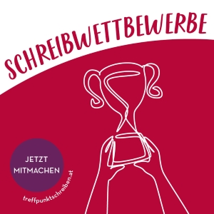 Aktuelle Liste von Schreibwettbewerben im deutschsprachigen Raum auf treffpunktschreiben.at. Jetzt mitmachen. Abbildung: zwei Hände mit Pokal