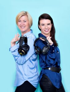 Hörbuch erstellen, Hörbuchsprecherinnen Sanne Damm-Ruzicka und Birgit Braunender