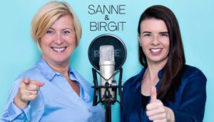 Hörbuch erstellen, Hörbuchsprecherinnen Sanne Damm-Ruzicka und Birgit Braunender